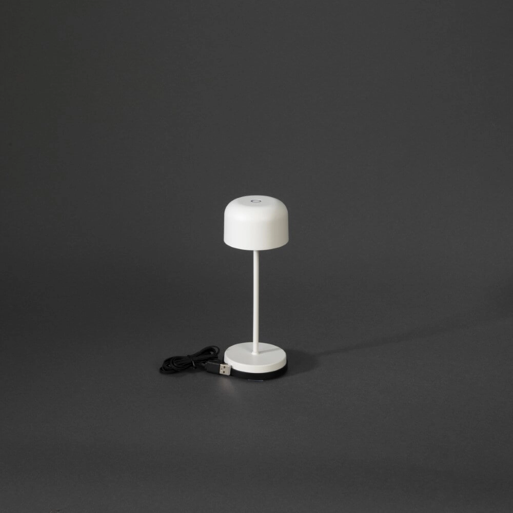 Wiederaufladbare Tischlampe Lille mini Weiß KonstSmide 7318307835250
