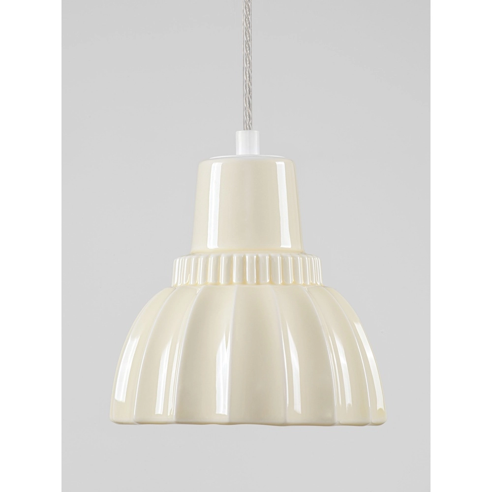 Pendellampe Picco Weiß mit Creme Lyora 5212017495402
