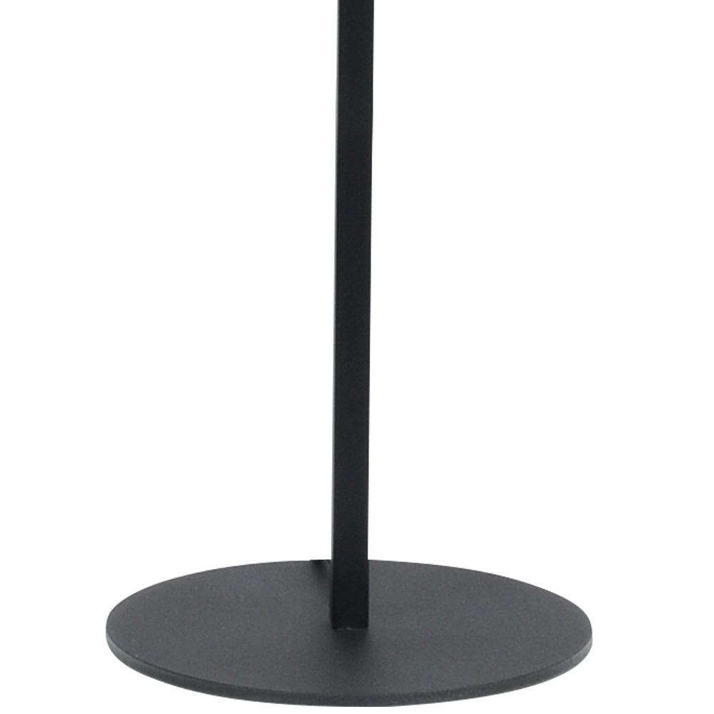 Schwarze Tischlampe Venus mit ockergelbem Lampenschirm Masterlight 8718121218304