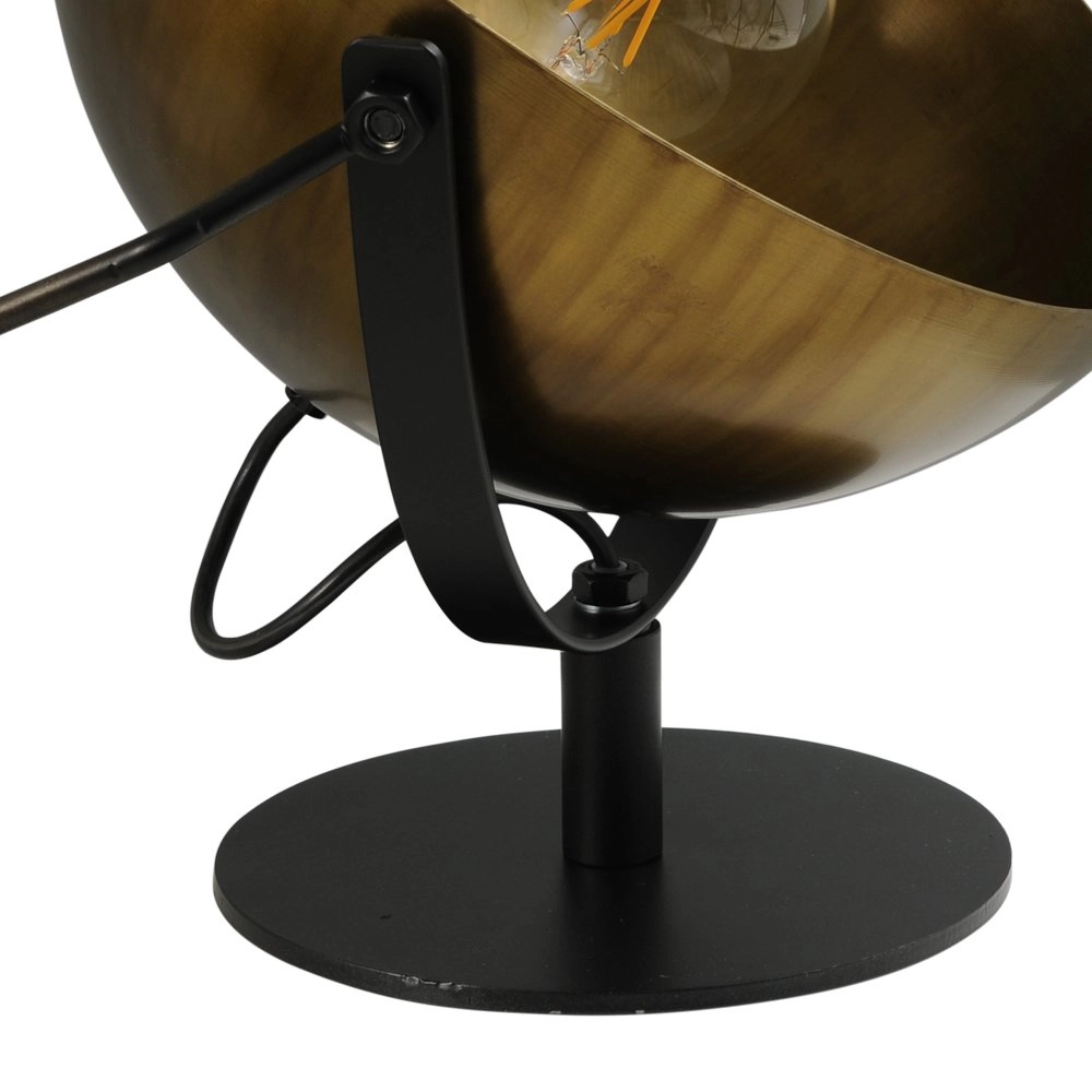 Tischlampe Industria Uplighter 30 cm bronze mit schwarz Masterlight 8718121236650