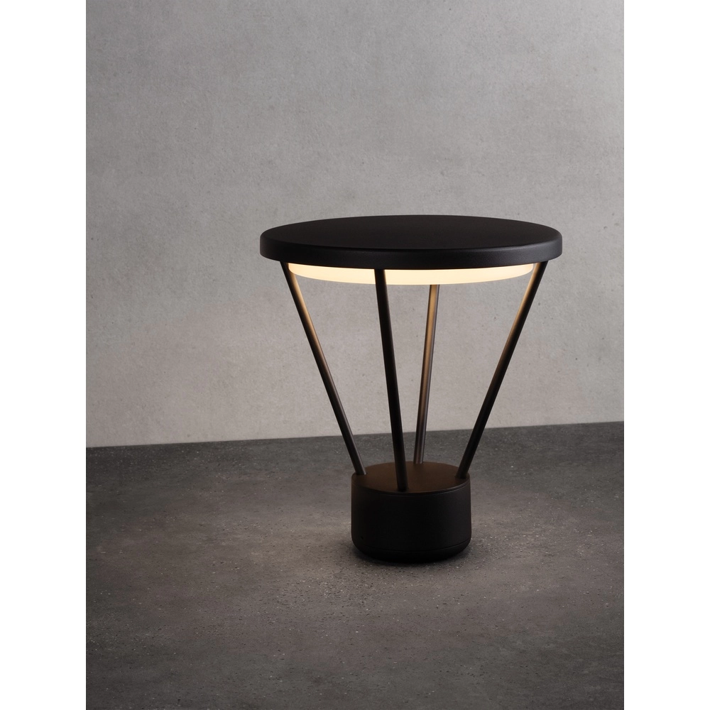 Design-Gartenleuchte Virtus anthrazit Lyora 5212017449337