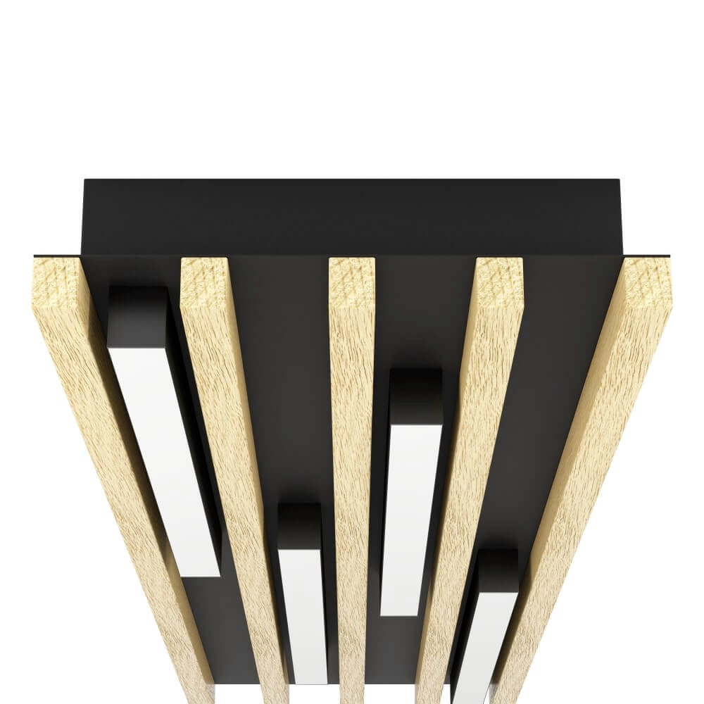 LED-Deckenleuchte aus Holz Marreira 78cm Stars of Light 9002759398996