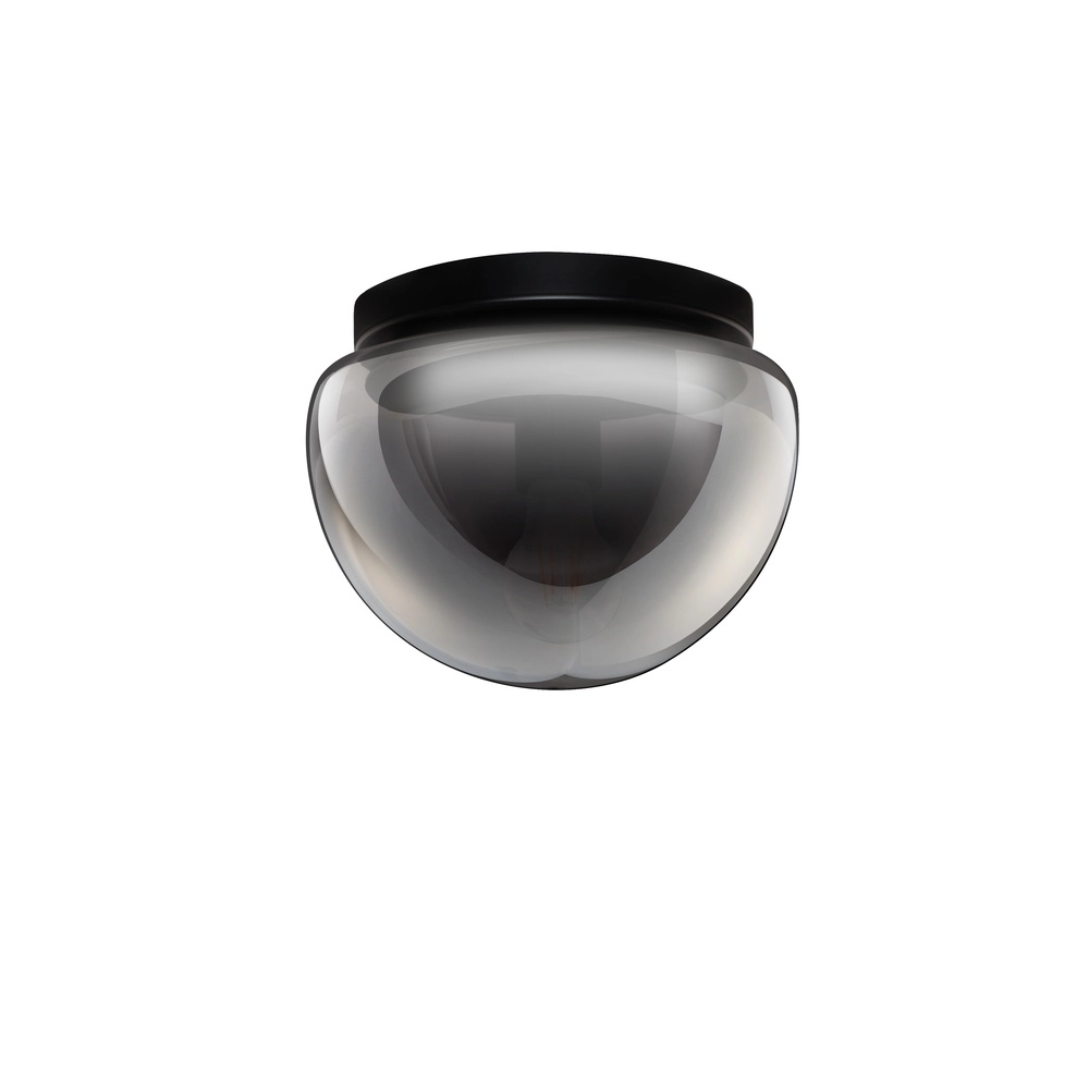 Deckenlampe Ebony Rauchglas Ø 24,5cm Lyora 5212017483553
