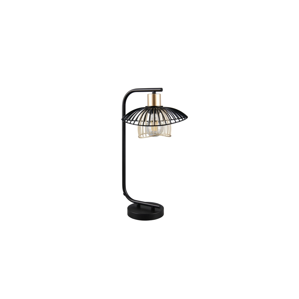 Tischlampe Lauris Schwarz Trio 4017807678123
