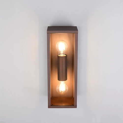 Moderne Wandlampe Garonne M rostbraun Trio 4017807687392