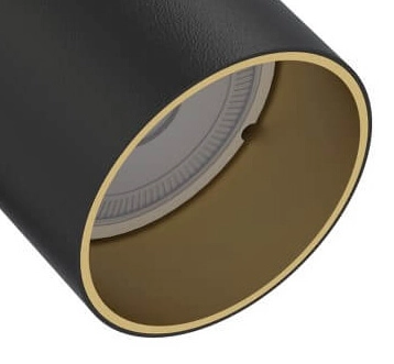 Leseleuchte Mono schwarz mit gold Lyora 5903139776493
