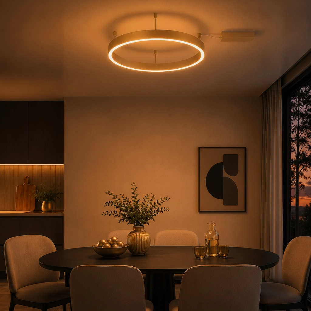 Deckenlampe Motif gold Ø 60cm