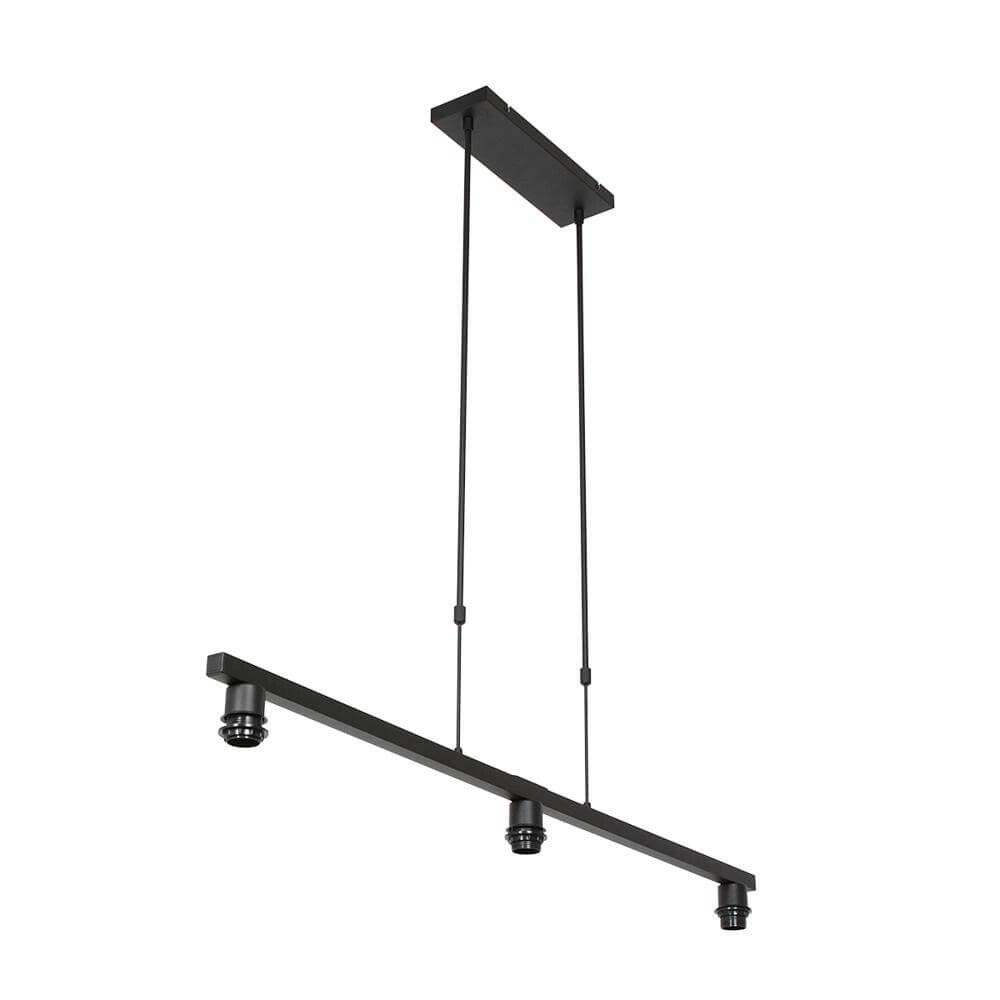 3-flammige Pendelleuchte Stang schwarz mit Bambus Steinhauer 8712746172423