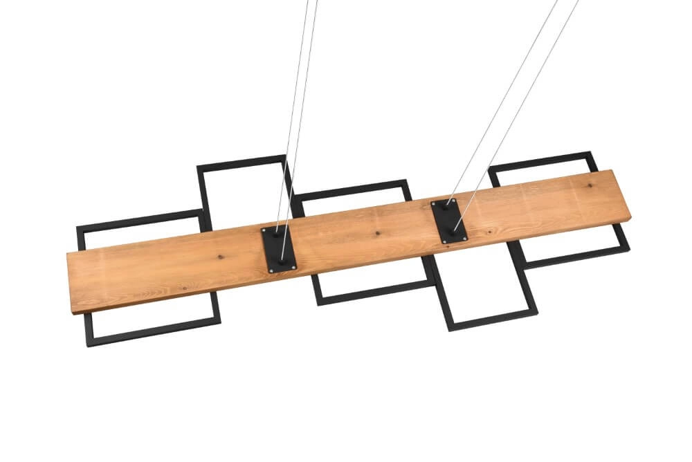 LED-Pendelleuchte aus Holz Harper Trio 4017807524963