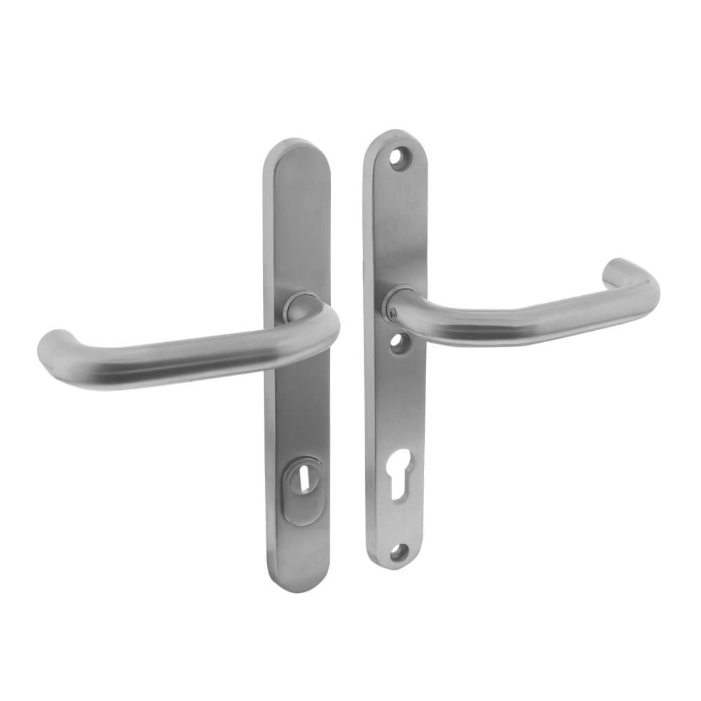 Hintertür-Hardware Aurano Kernzugsicherung schmal PC 92mm Edelstahl