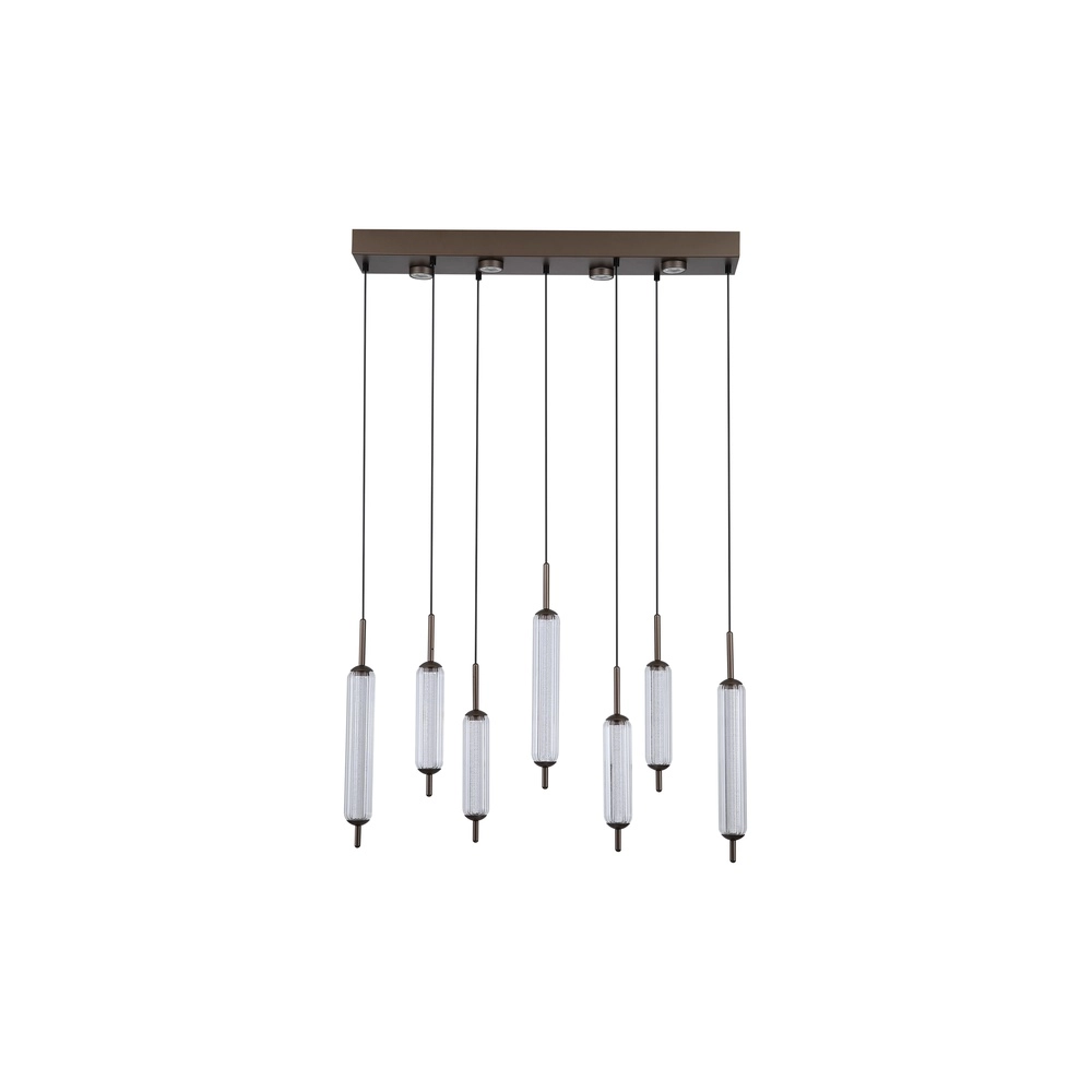 Einzigartige Pendelleuchte Cattail 7-flammiges Bubble-Glas Searchlight 5053423301273