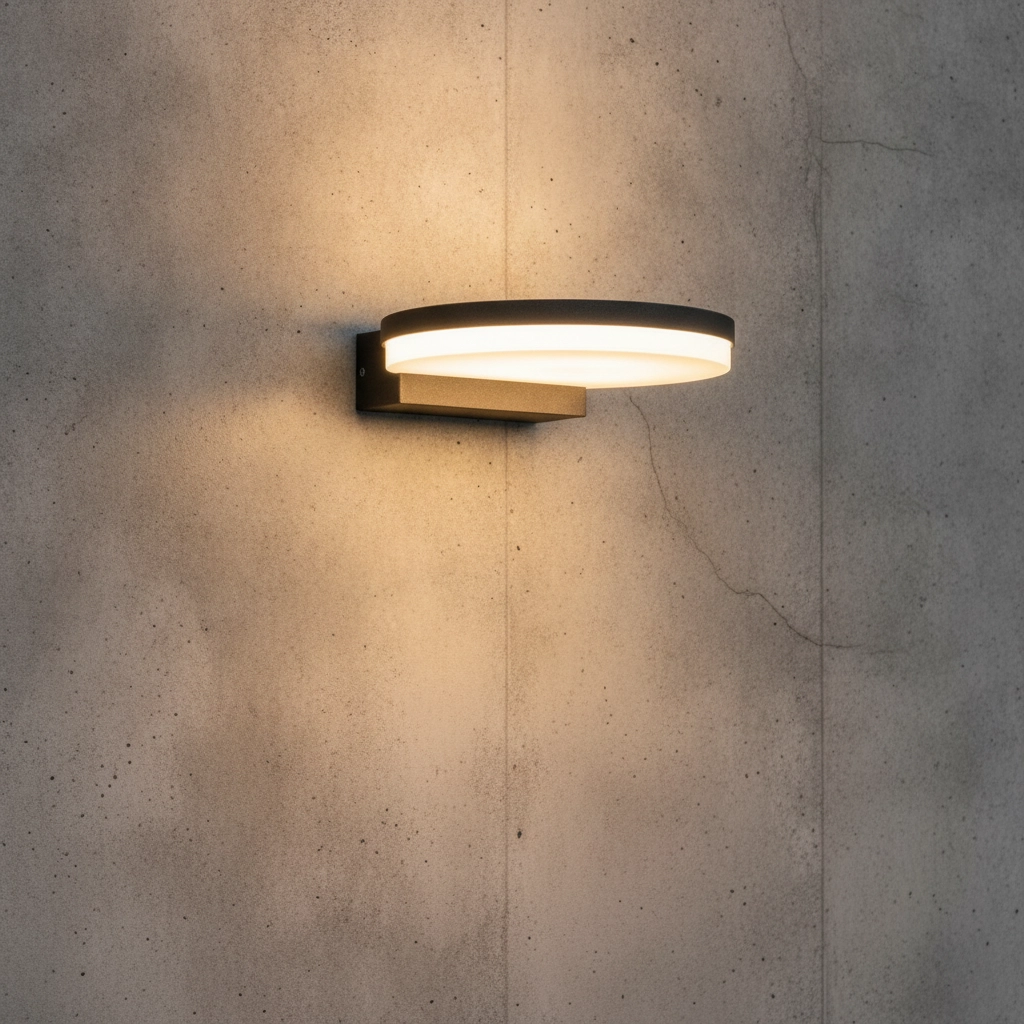 Design-Wandleuchte Posen grau