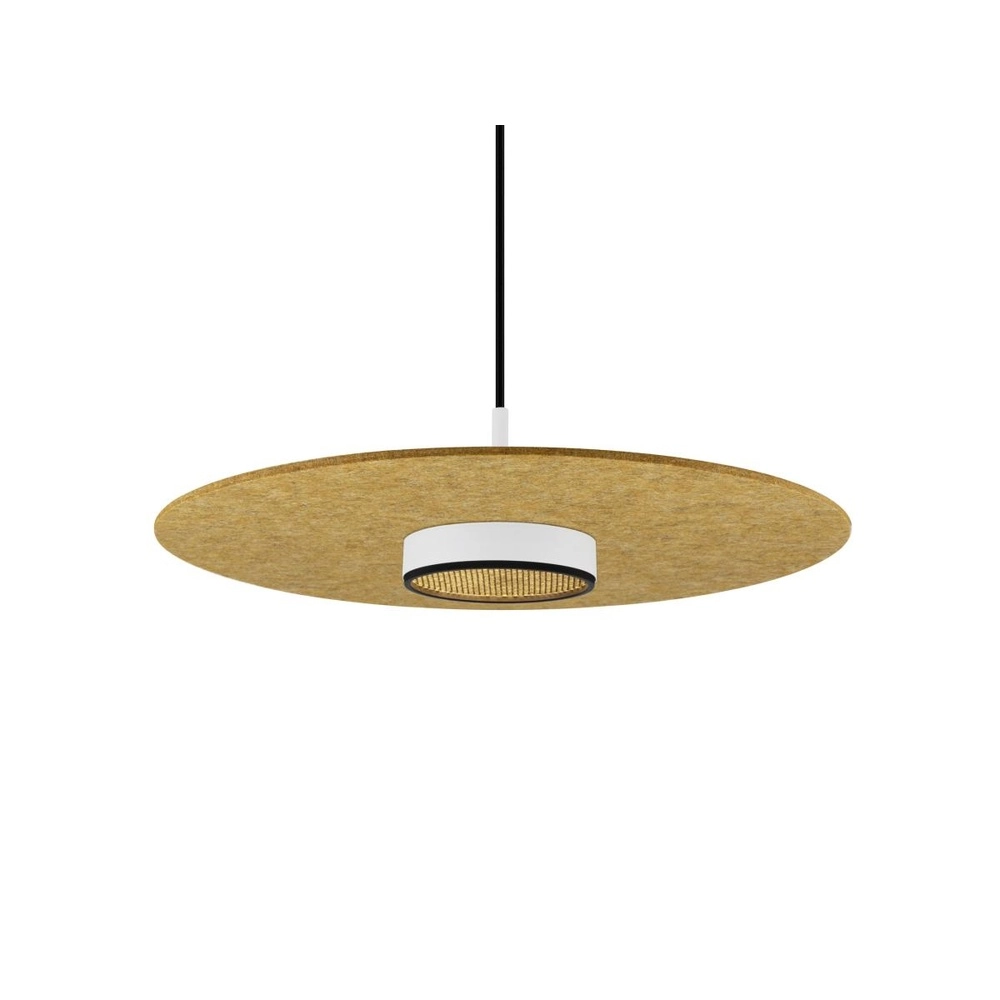 Kapuze aus Filz Grip! Flat Ø 50 x 0,6cm ockergelb SLV 4024163316163