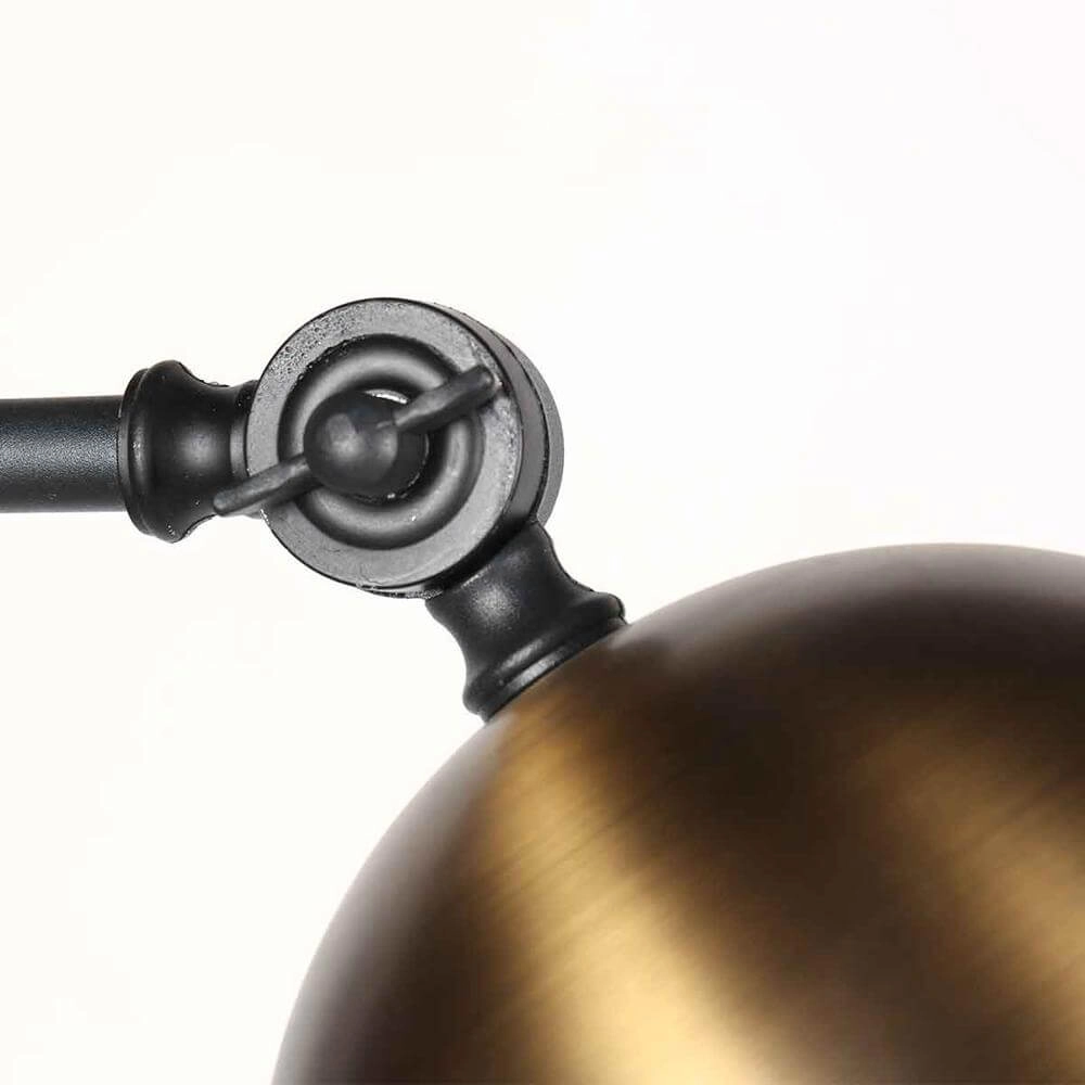 Stehlampe Pintino schwarz mit bronze Steinhauer 8712746176490