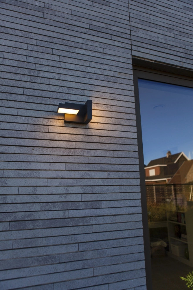 Einzigartige Wandlampe Twisto Grau Lutec 6939412018157