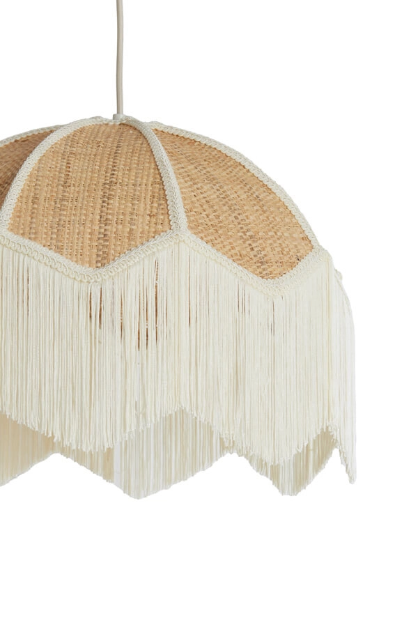 Cremefarbene Pendelleuchte Malacia Ø 40cm Light & Living 8717807761257