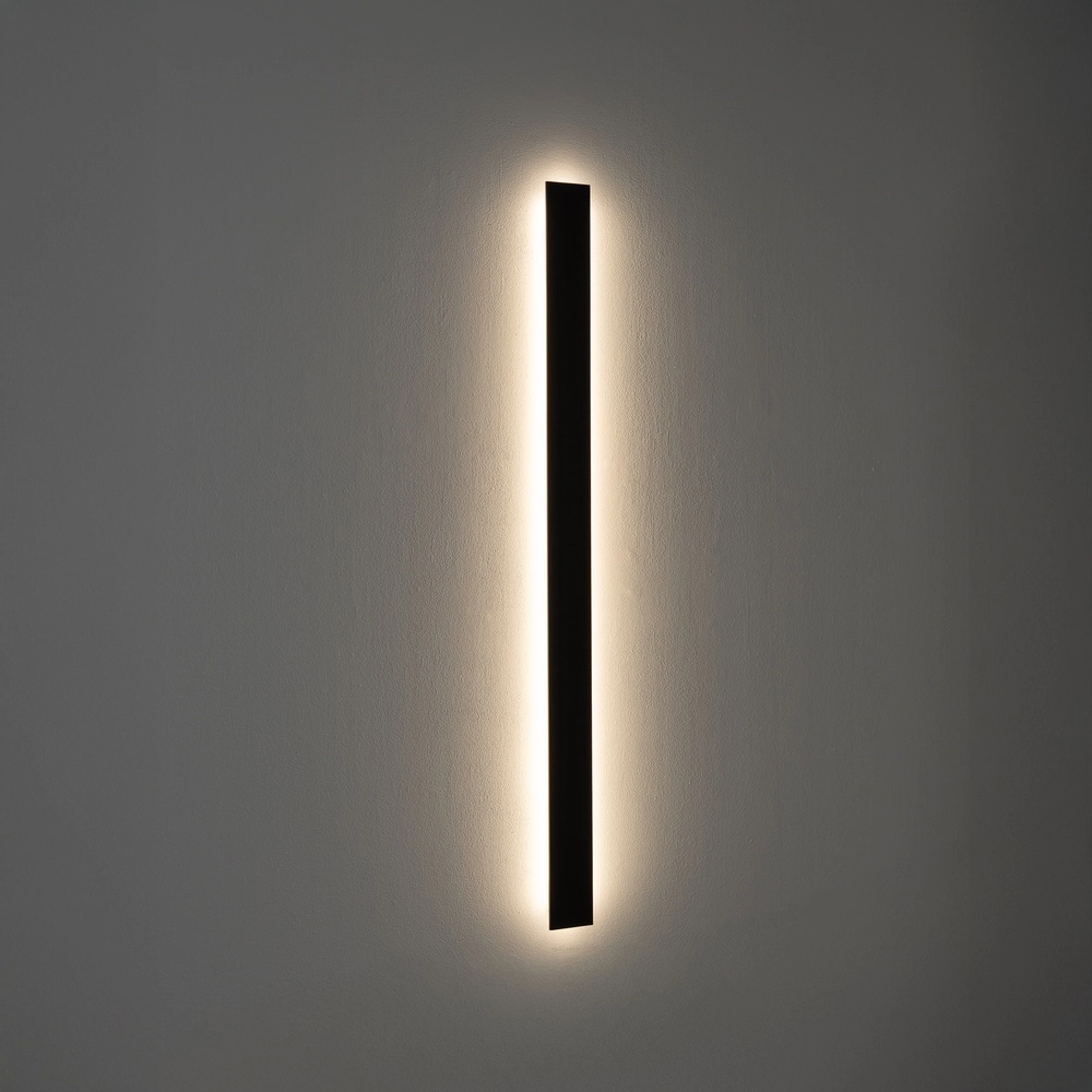 Moderne Wandlampe Comma Led Schwarz 118 cm Lyora 5903139118774