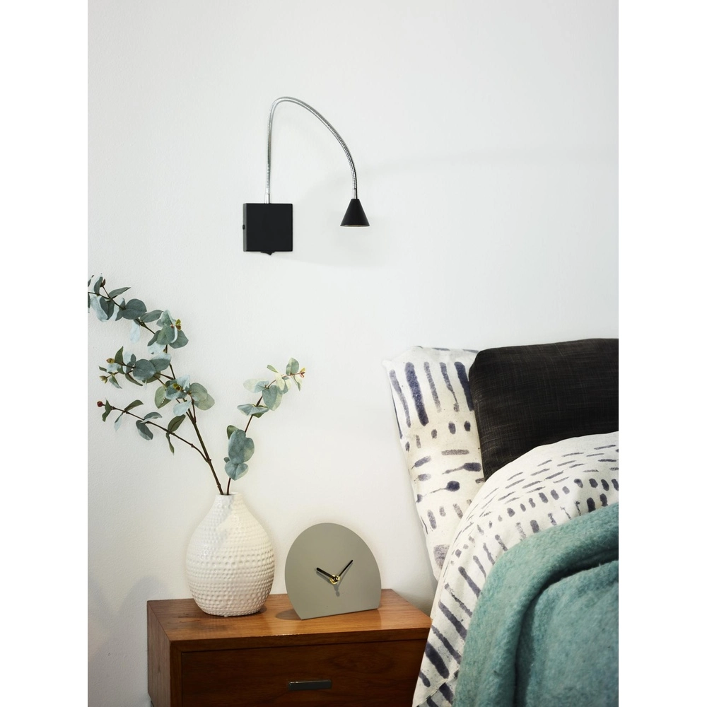 Bett-Leselampe Buddy 4000K schwarz Lucide 5411212185532