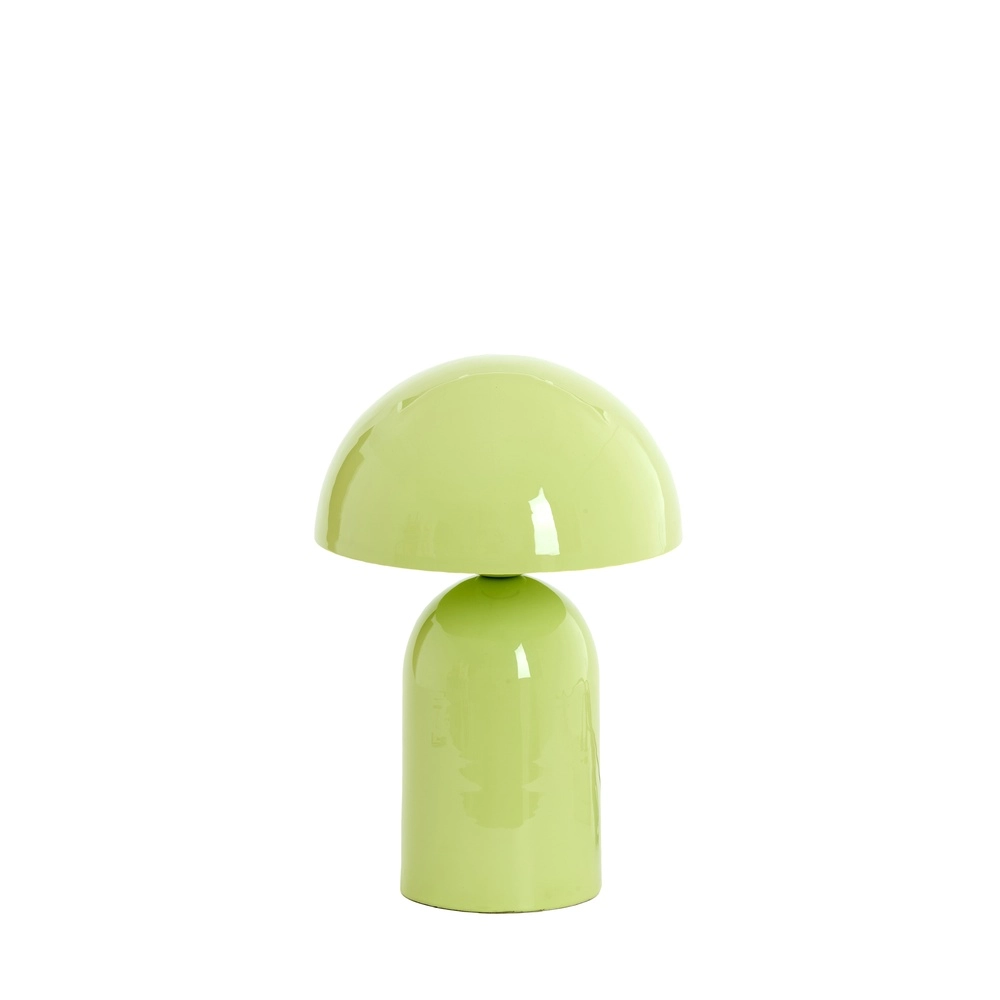 Pilztischlampe Tolima Glanzhellgrün – Ø 31 cm