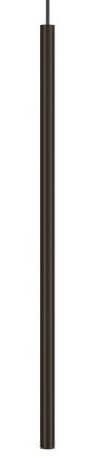 Schlanke Hängelampe Laser L 2,5 cm schwarz Lyora 5903139843393
