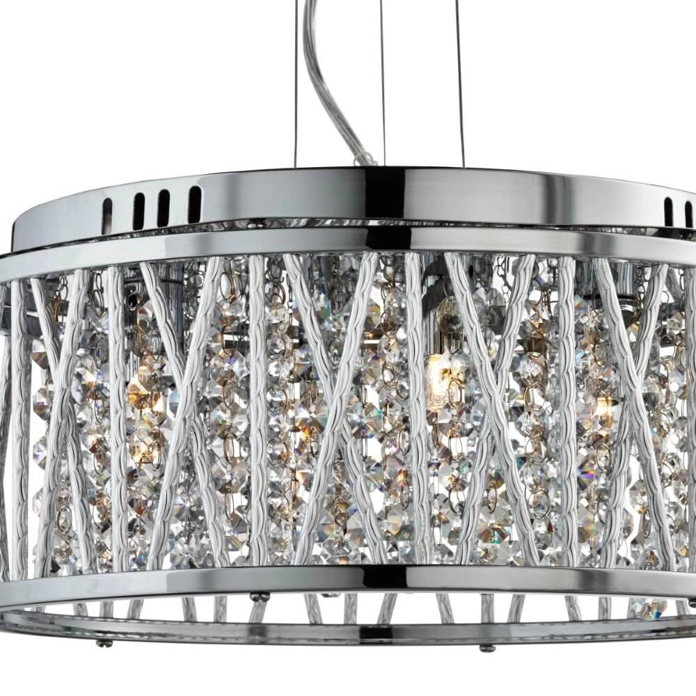 Designer-Hängelampe Elise Ø 35cm Searchlight 5053423039428