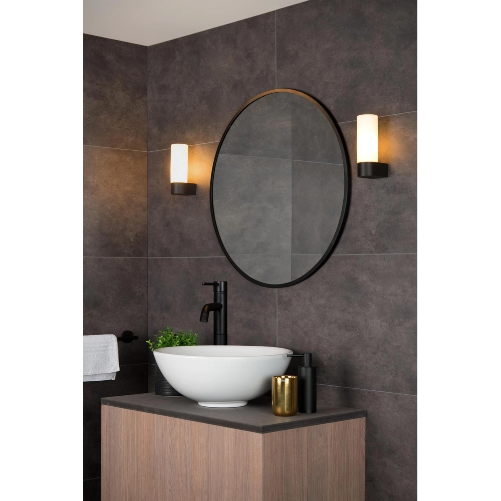 Design-Wandlampe Jesse Nur IP44 ist für das Badezimmer geeignet Lucide 5411212040404