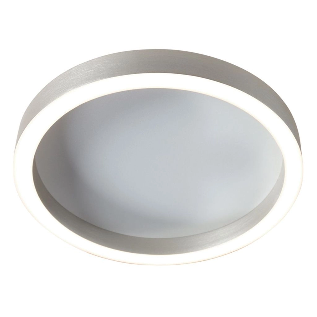 Design-Deckenlampe Ringlux gebürstetes Metall Ø 40 cm Steinhauer 8712746180930
