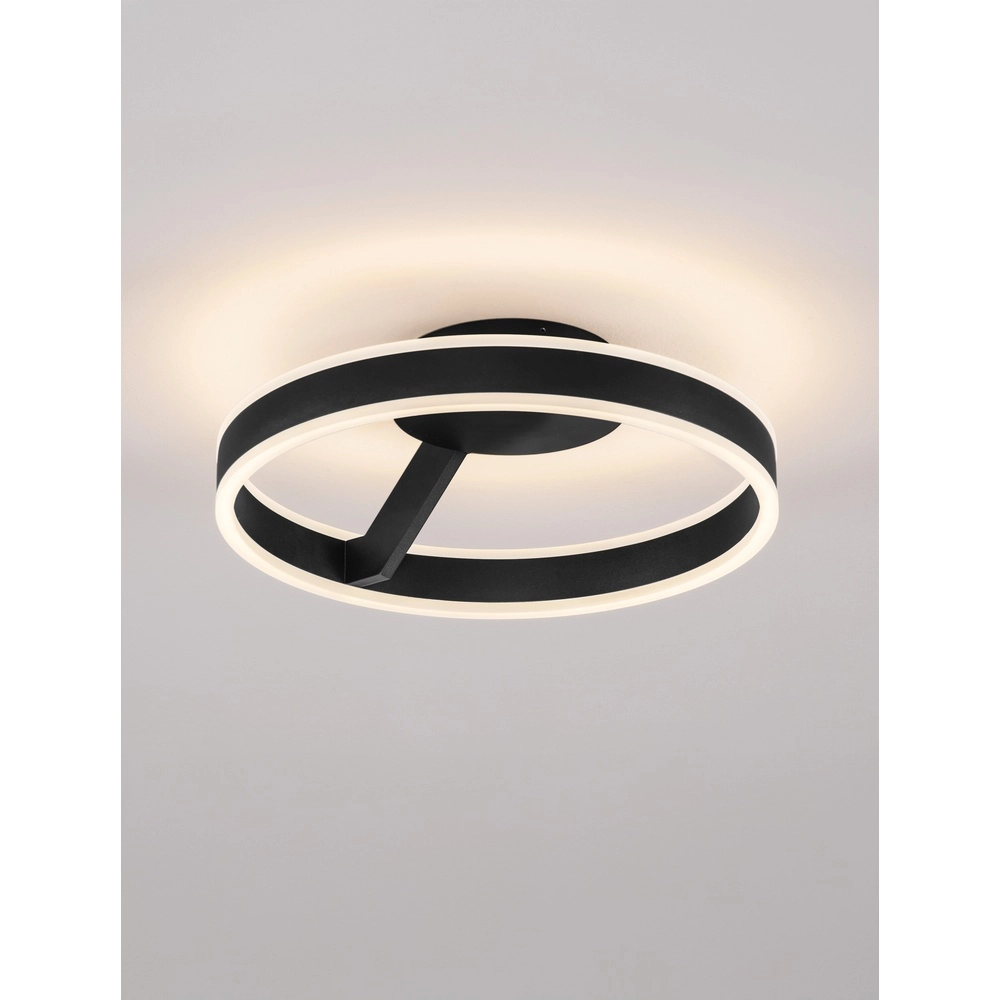 Deckenlampe Bianco schwarz Ø 40cm Lyora 5212017473813