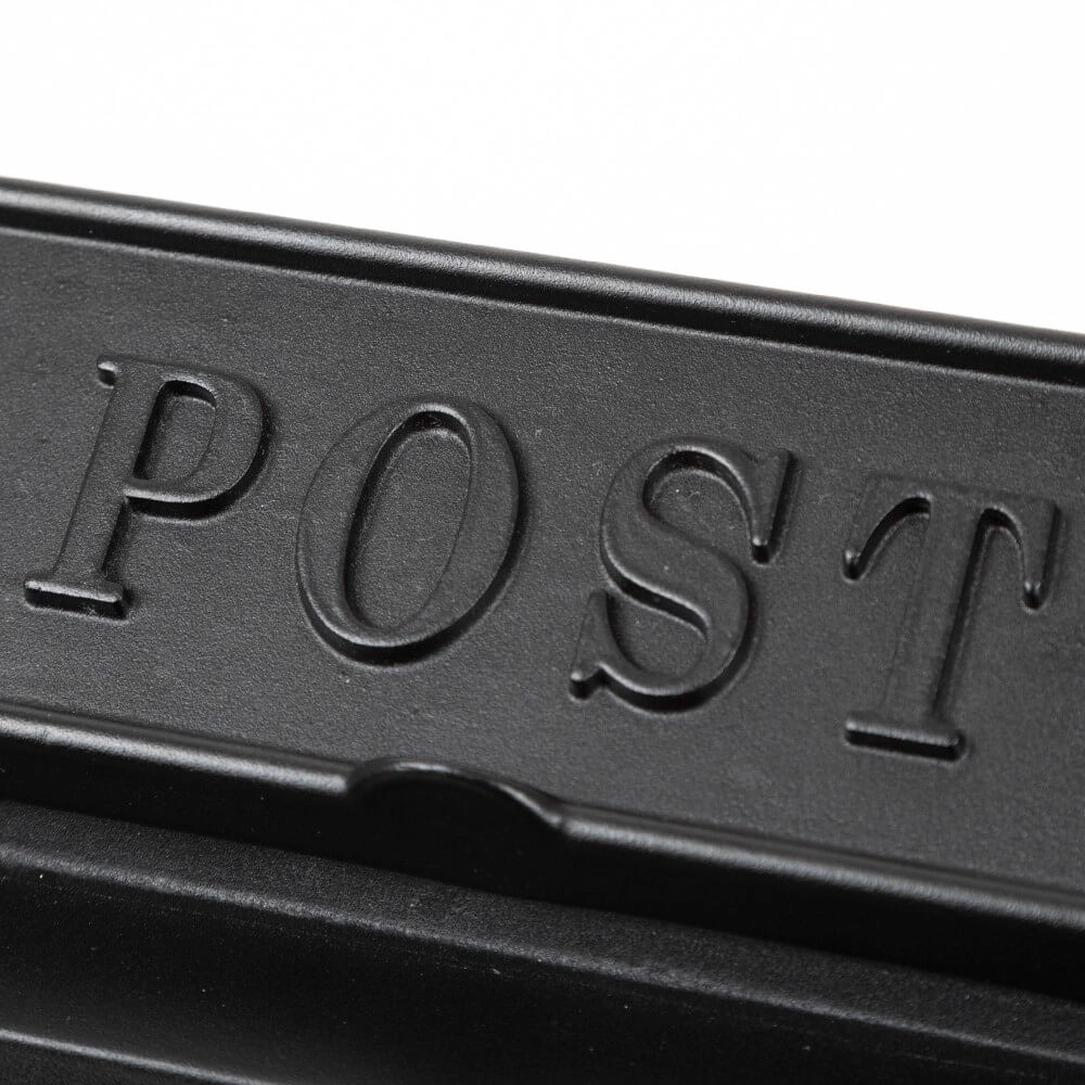 Schwarzer Briefkasten Postbox B6 KS 8714732171342