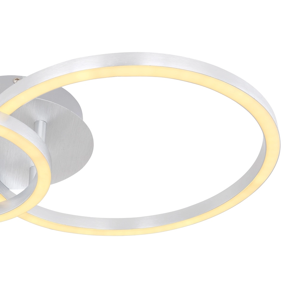 Moderne Deckenlampe Reggy Edelstahl Globo 9007371427307