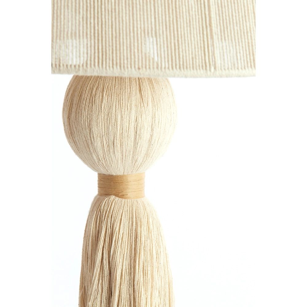 Tischlampe Espino Ø 31cm – Naturleinen Light & Living 8717807808785