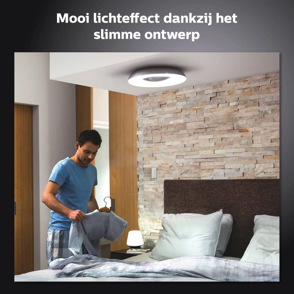 Deckenleuchte Hue Still - White Ambiance Ø 39,1cm weiß Philips 8719514341371