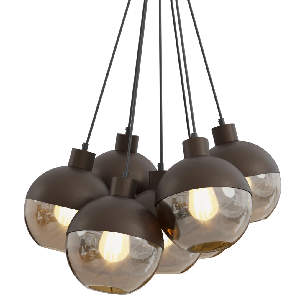 7-Licht Pendellampe Opera Kakao Masterlight 8718121424361