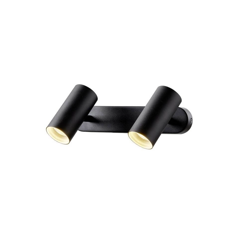 Aufputz-Spot Noblo schwarz 2-flammig 3000K SLV 4024163300377