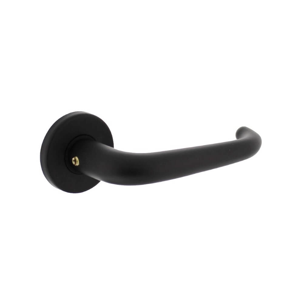 Türklinke Cue aluminium schwarz Ø 5cm Intersteel 8714186505274