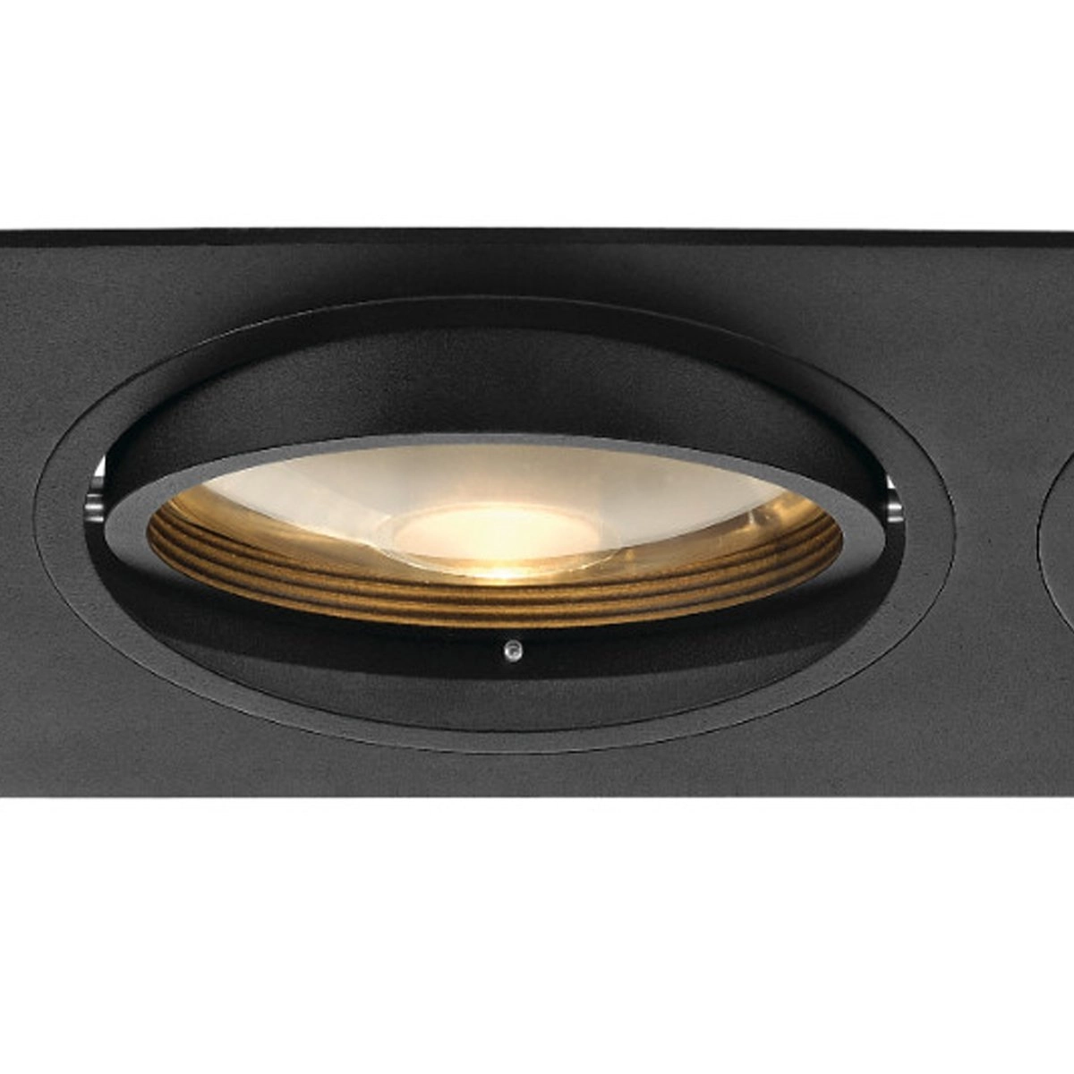 Einbaustrahler New Tria ES111 2 Lichtschwarz mit klemmenden Federn SLV 4024163150361
