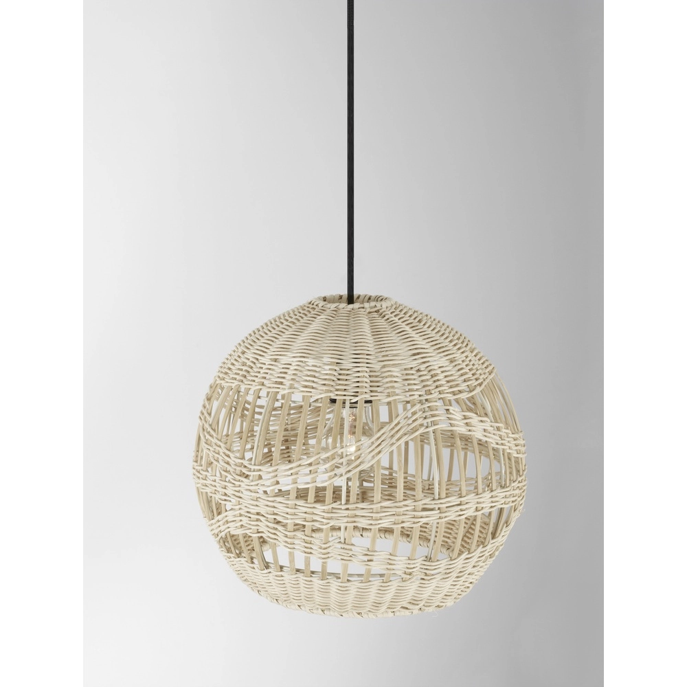 Rattan Pendelleuchte Marlo Kugel Ø 30cm