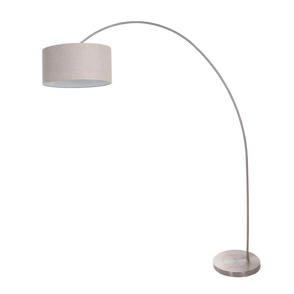 Bogenlampe Solva Metall mit grauem Farbton Steinhauer 8712746174861
