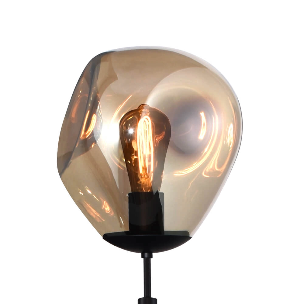 Stehlampe Lava Ø 24cm Goldglas Masterlight 8718121286686