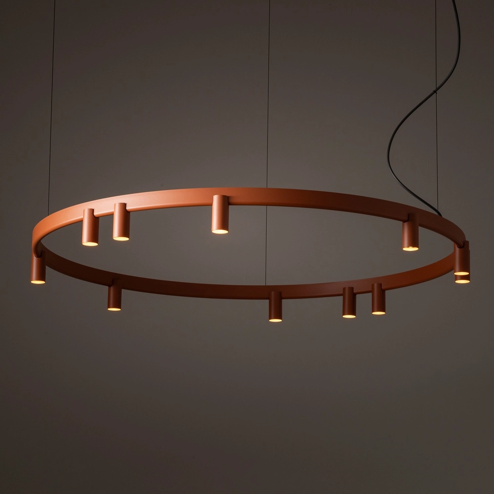 Design-Pendellampe Fourty Terrakotta Ø 116 cm Lyora 5903139124201