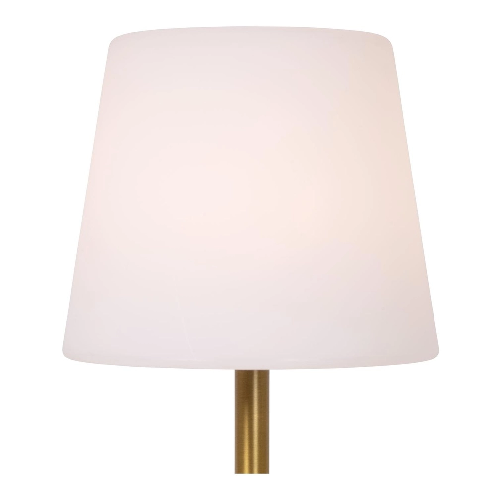 Wiederaufladbare Tischlampe Tyon Gold Lucide 5411212134738