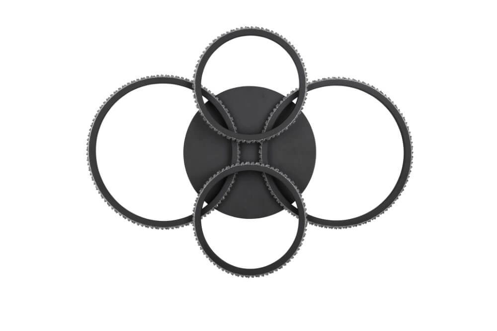 Designer-Deckenleuchte Cires Schwarz Trio 4017807600964