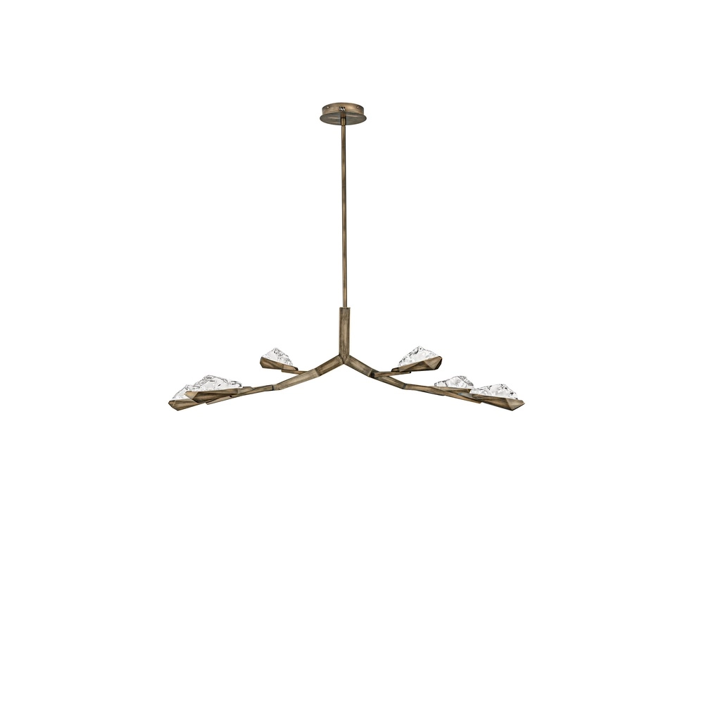 Antike Pendellampe Greta Antikes Messing 137,5 cm Lyora 5212063500334