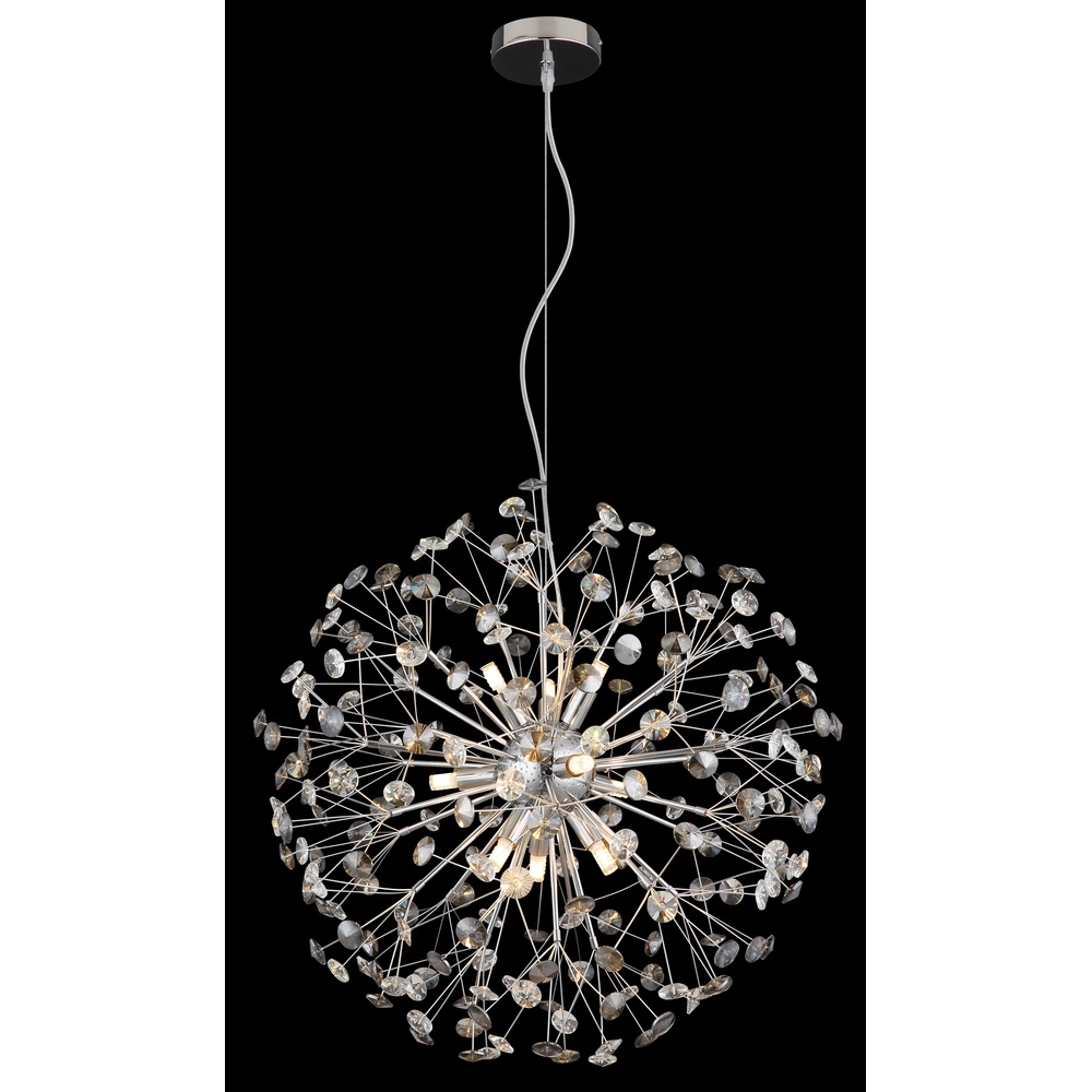 Pendellampe Katrina Chrom Ø 60cm Globo 9007371475346