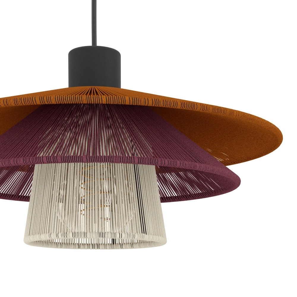 Draht-Pendellampe Pignona Ø 32 cm farbig Eglo 9008606391172