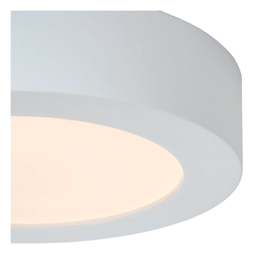 Deckenlicht Brice-Led Ø 18cm - IP44 weiß Lucide 5411212281296