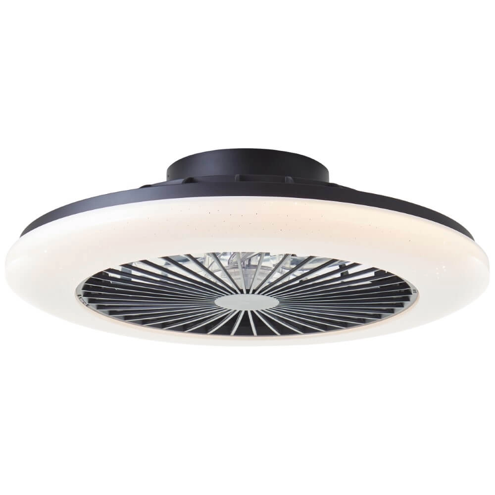 Schwarzer Fächer Salerno mit RGB-Funktion Brilliant 4004353435881