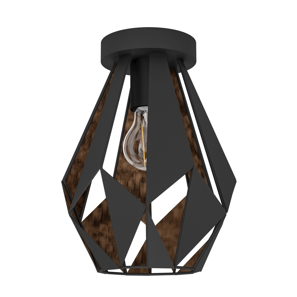 Deckenlampe Carlton 1 Ø 20cm – schwarz