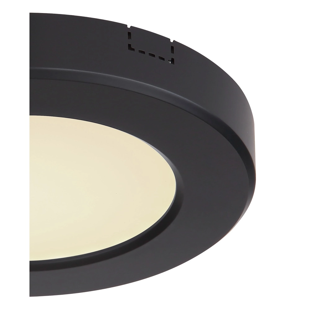 Design-Deckenlicht Lasse schwarz Ø 12,6 cm Globo 9007371411023