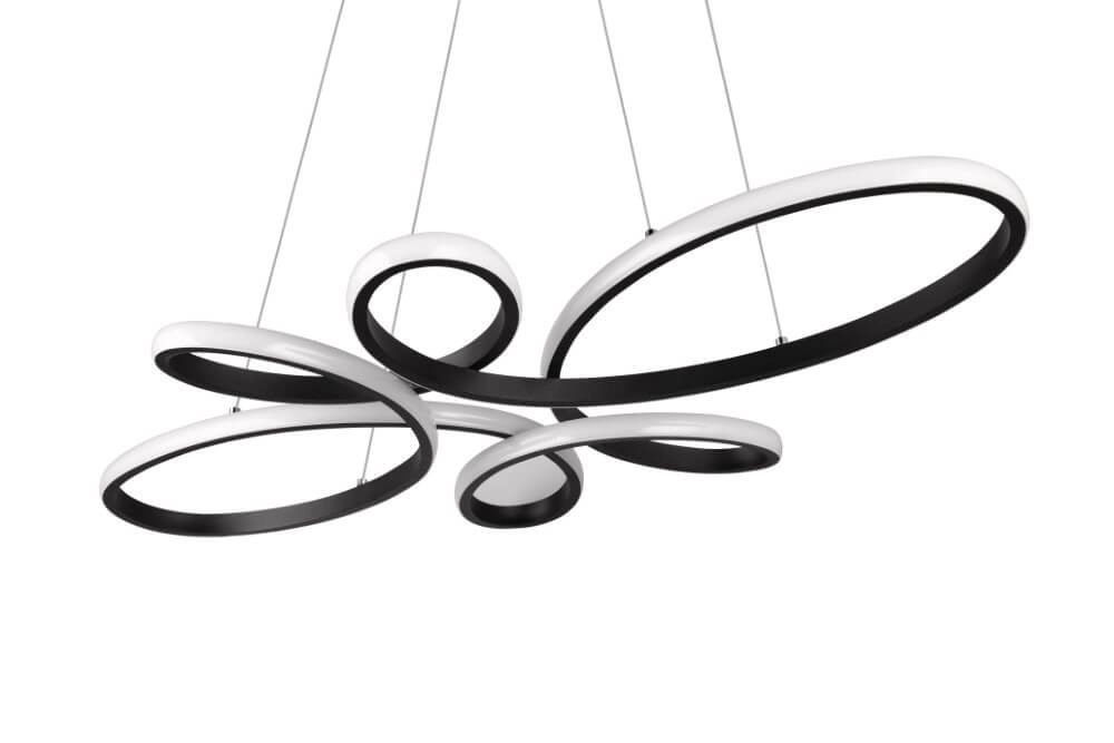 Design-Hängelampe Fly Schwarz Trio 4017807600926